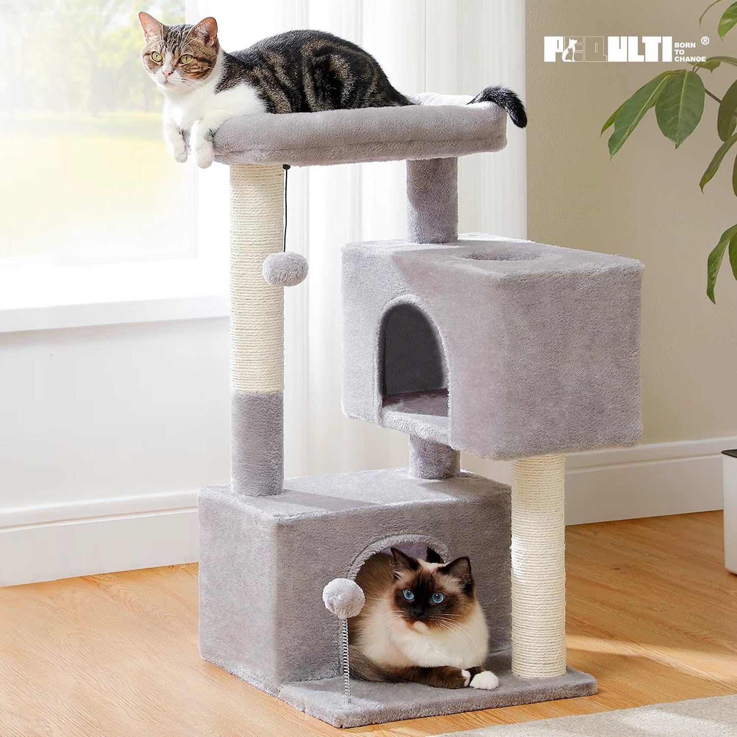 Cat Tree for Large Cats Cat Tower for Indoor 